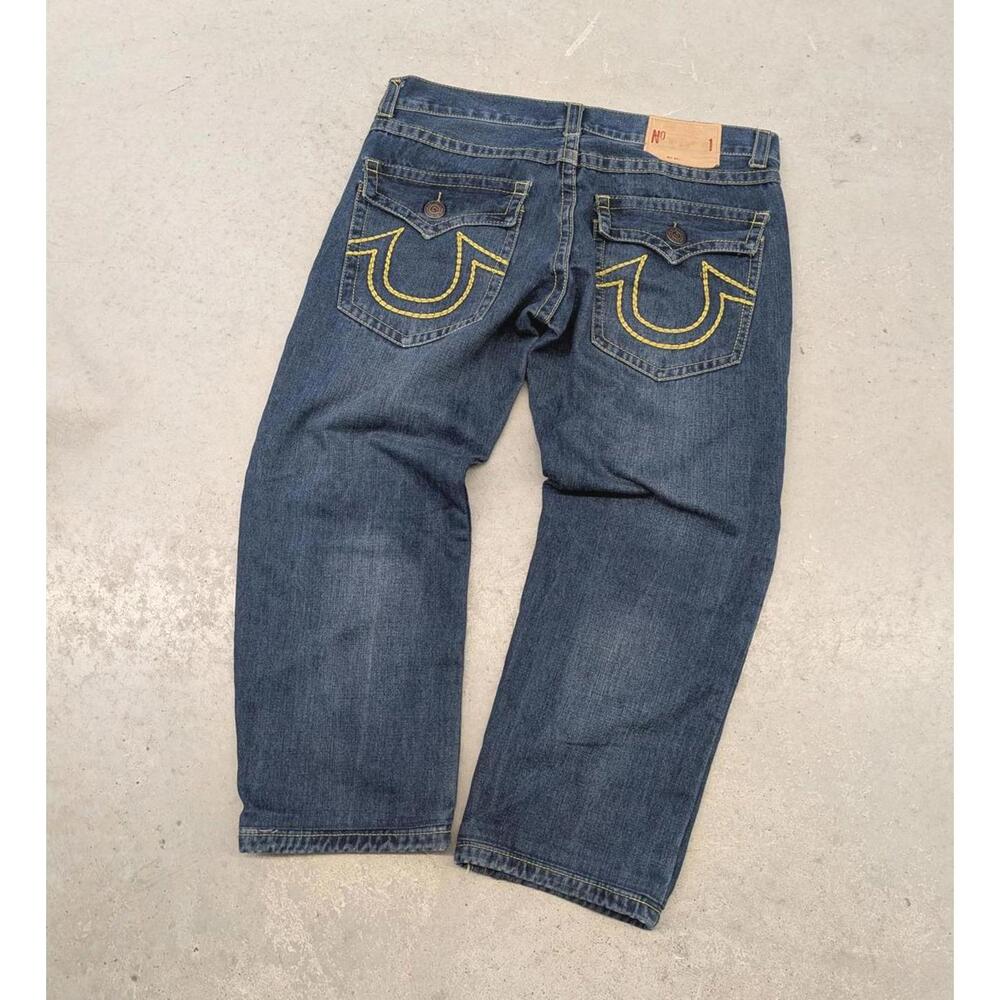Vintage Y2K True Religion Billy Big T Wide Leg Baggy Jeans